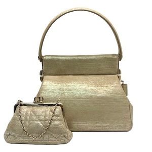 Christian Dior Party Bag Mini Set Handbag with Pouch